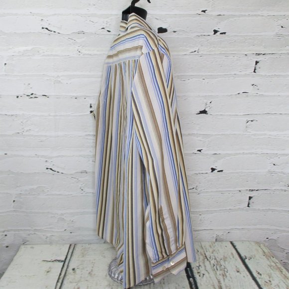 Banana Republic Career Casual Striped Shirt - Picture 2 of 6